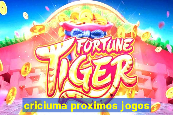 criciuma proximos jogos